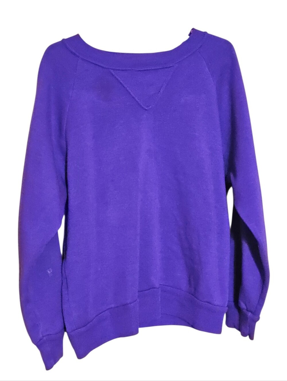 Kids Vintage 80s 90s Purple Crewneck Sweatshirt